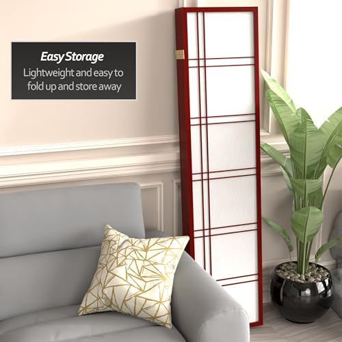 6 Panel Honey Room Divider D80902