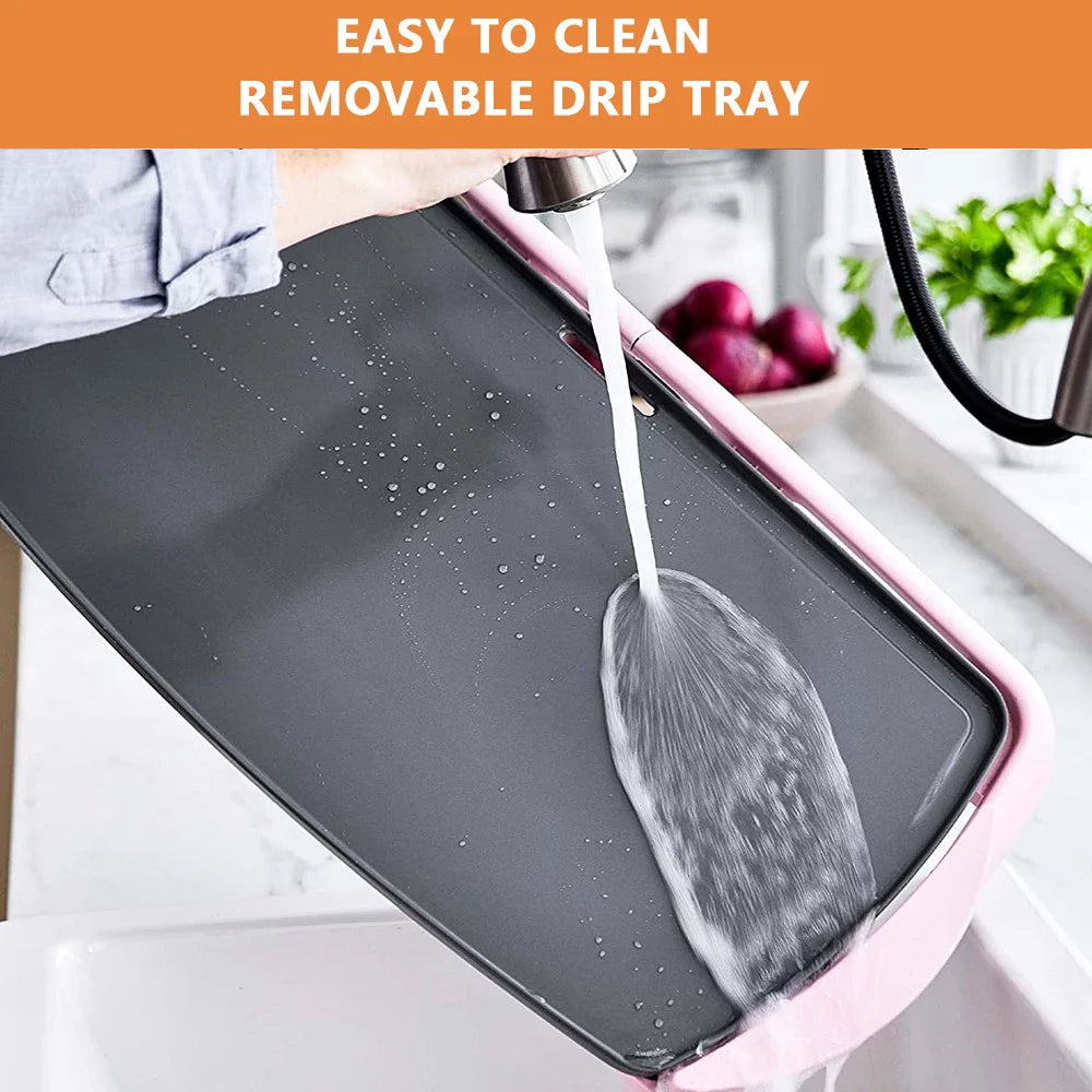 Extra Large Ceramic Electric Griddle Nonstick for Pancakes Eggs Burgers X80883
