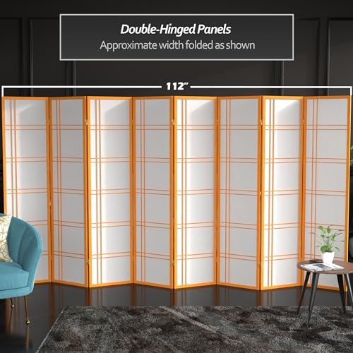 6 Panel Honey Room Divider D80902