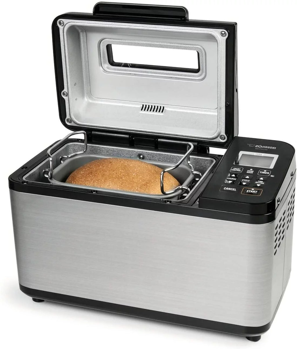 2 lb. Breadmaker, Stainless Steel/Black B494544