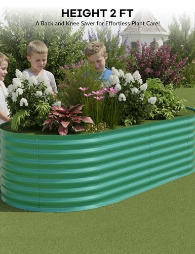 Galvanized Raised Garden Bed for Vegetables, Fruits and Flowers V33720