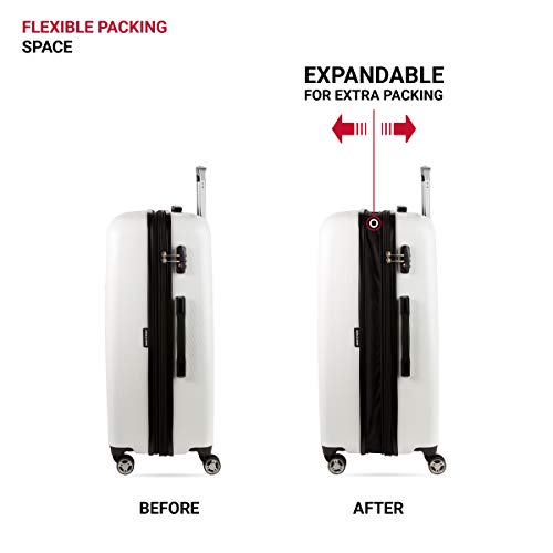 Expandable Hardside Luggage with Spinner Wheels and TSA Lock, Carry-On 19-Inch X51908