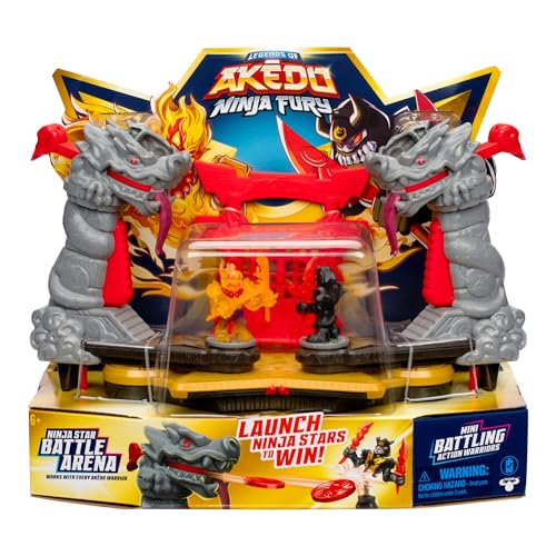 Ninja Star Battle Arena with 2 Exclusive Warriors, Weapons Rack & 6 Ninja Star Discs X35389