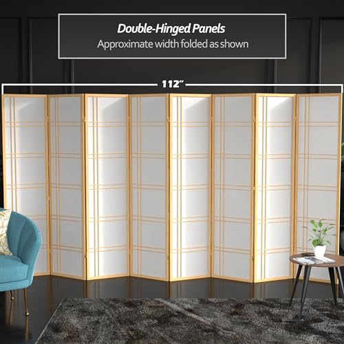 6 Panel Honey Room Divider D80902