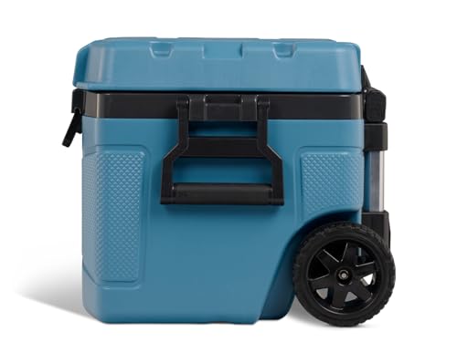52Qt Wheeled Cooler, Insulated Hard Shell Ice Chest C327