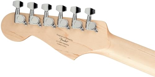 Stratocaster Electric Guitar Bundle with Amplifier, Gig Bag, Strap, Cable, Picks, and DVD F102
