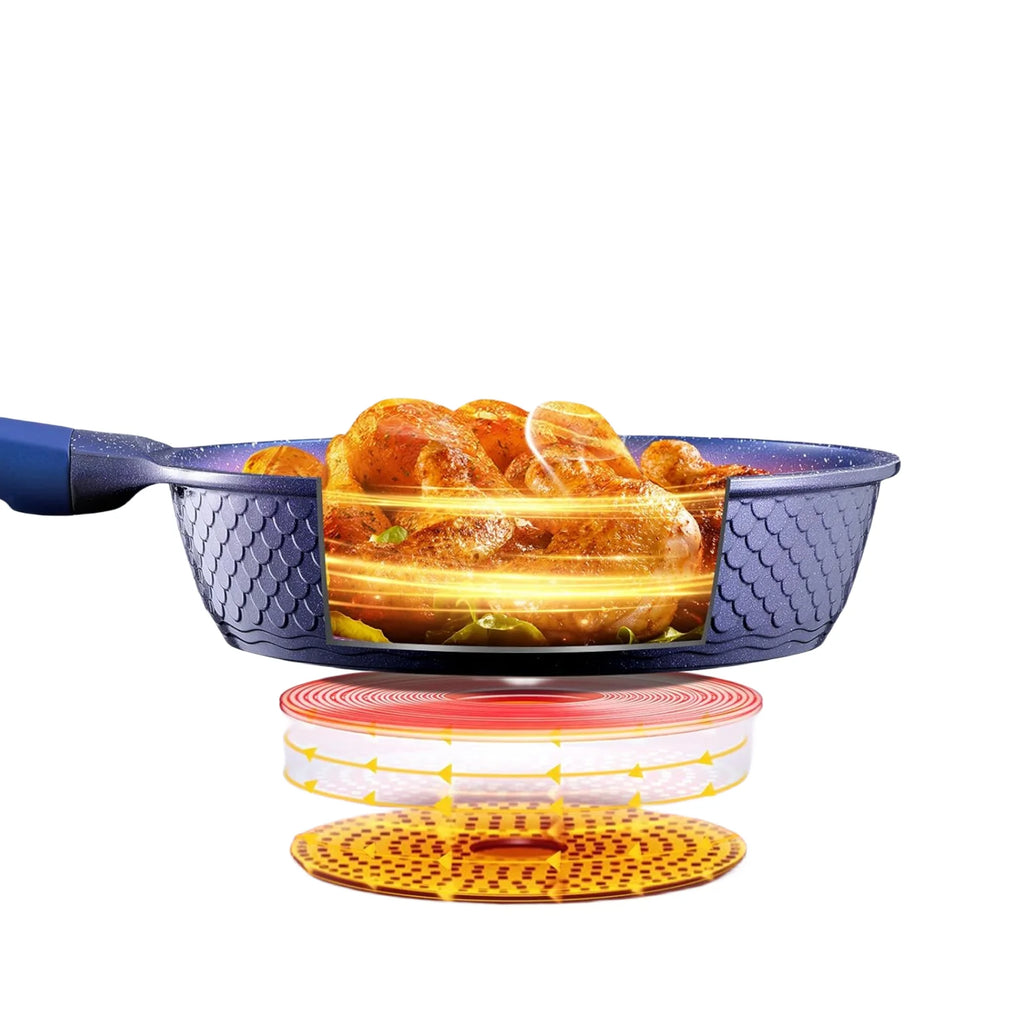 Nonstick Small Frying Pan with Lid, 8 Inch Z846