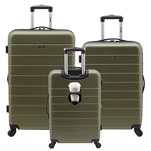 Smart Luggage Set with Cup Holder and USB Port, 20-Inch Carry-On D90568