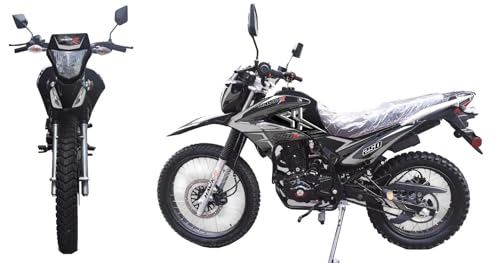 Enduro 250cc Dual Sports Dirtbike, 5 Speed, Black I252