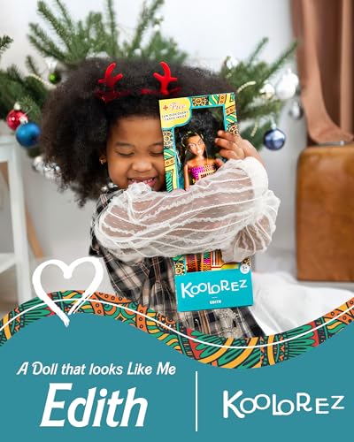 Black Doll Set with Movable Joints for Girls V695