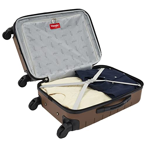Smart Luggage Set with Cup Holder and USB Port, 20-Inch Carry-On D90568