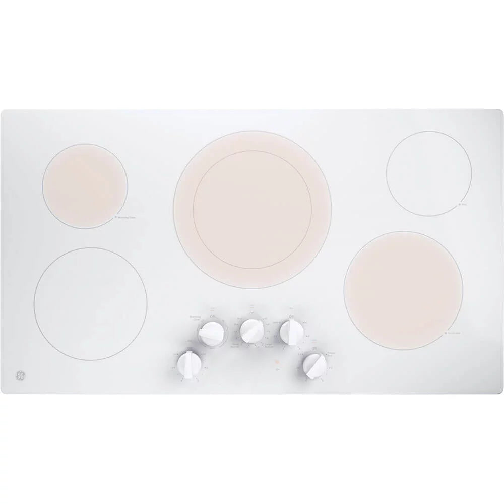 36" 5 Burner Electric Cooktop - White B678058