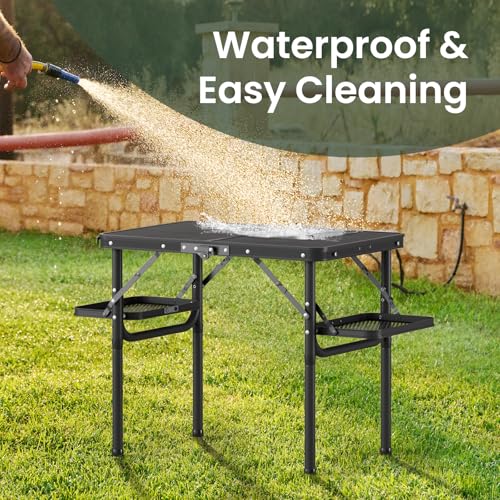 Folding Camping Table Small 2ft, Portable with Extra Space, Aluminum V581