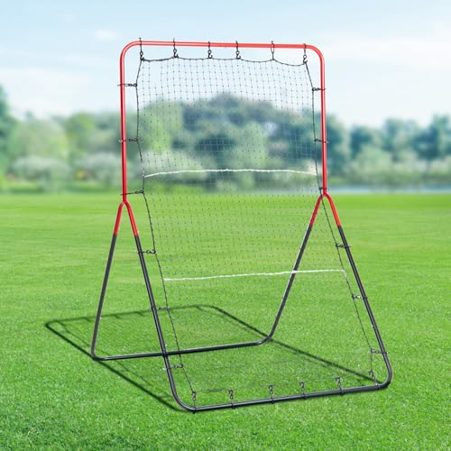 Baseball and Softball Rebounder Net with Pitching Target U4848