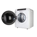 ZOKOP Compact Electric Clothes Dryer 13lbs Capacity Stainless Steel Dryer, White