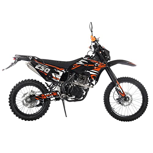 250cc Dirt Bike with 5-Speed Manual, 21"/18" Wheels B33427