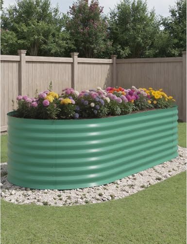 Galvanized Raised Garden Bed for Vegetables, Fruits and Flowers V33720