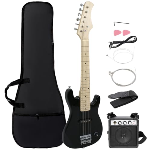 Electric Guitar Starter Kit for Kids with 5W Amplifier, Black F2968