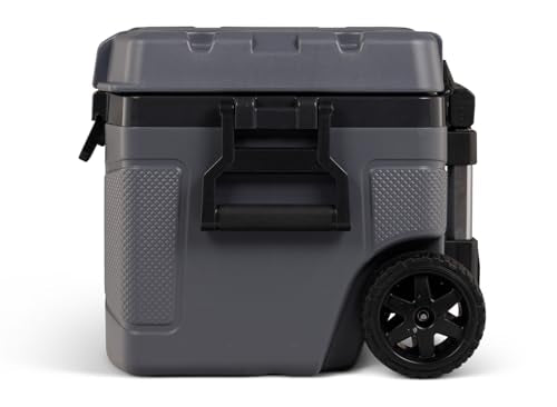52Qt Wheeled Cooler, Insulated Hard Shell Ice Chest C327