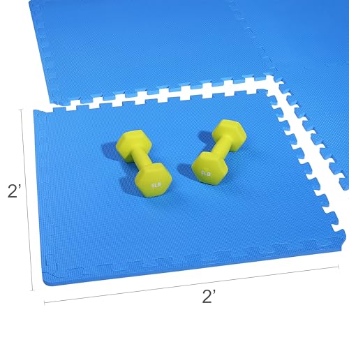 Puzzle Exercise Mat with EVA Foam Interlocking Tiles for MMA, Gymnastics and Home Gym H787
