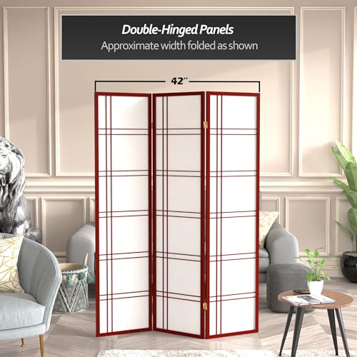 6 Panel Honey Room Divider D80902
