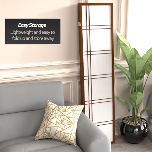 6 Panel Honey Room Divider D80902