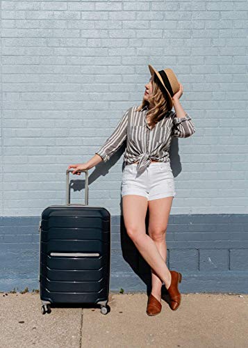 Hardside Carry-On Luggage - Expandable Hard Shell Spinner Suitcase B567593