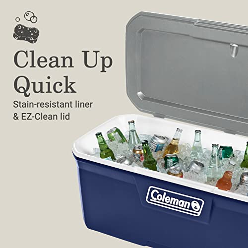 Insulated Portable Hard Cooler, Leak-Resistant, Keeps Ice up to 5 Days N135