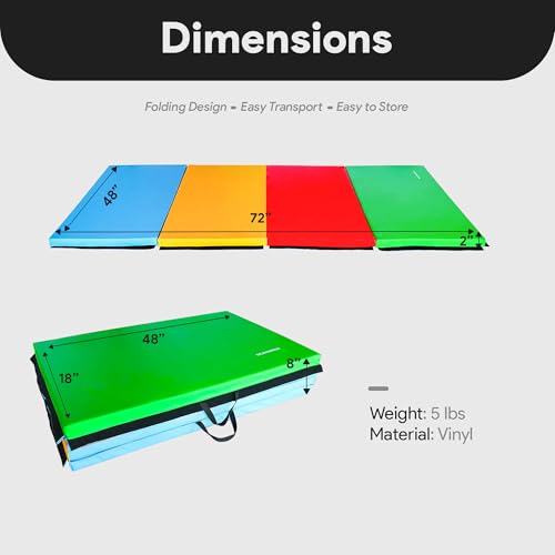 Foldable Gymnastics Mat for Home Tumbling K913