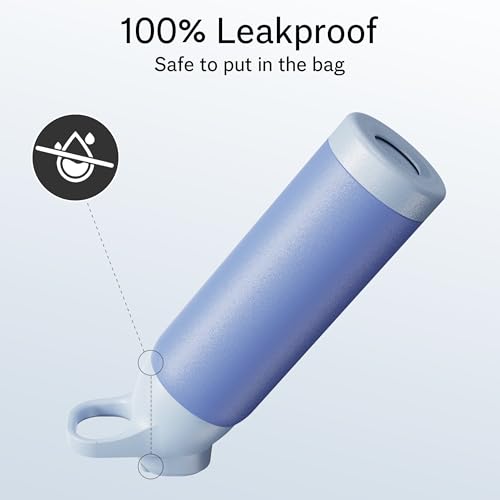 Insulated Water Bottle with Straw, 24 oz, Leakproof, BPA-Free B201134