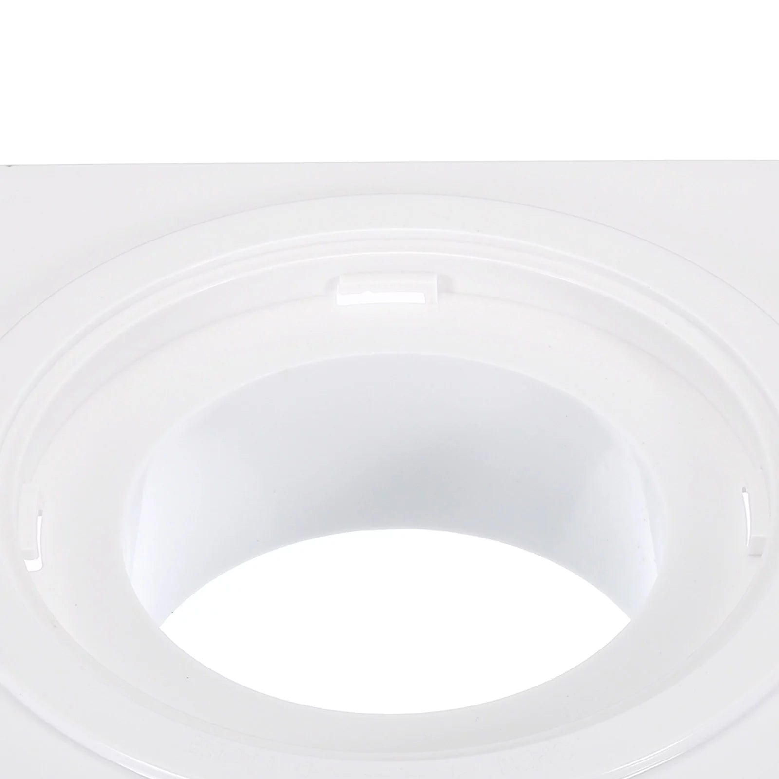 Dryer Vent Wall Plate Adapter with Hose, 4 Inch, White A9614