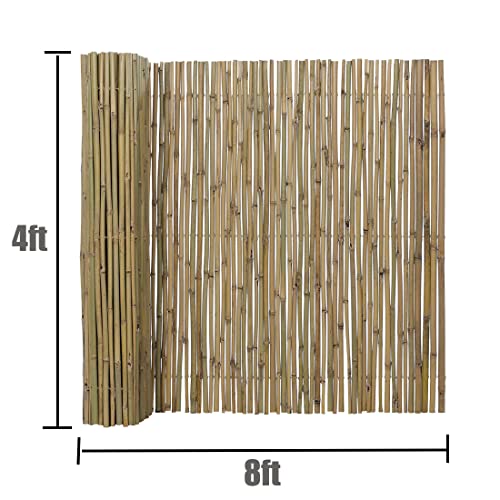 Bamboo Screen Fence Roll for Outdoor Garden Patio K7767