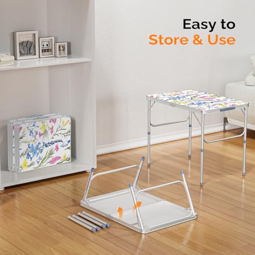 3ft Aluminum Folding Camping Table with Carrying Handle O3096