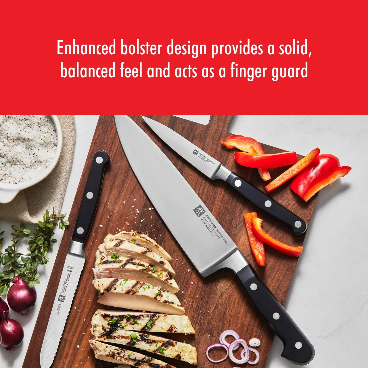 16-pc Knife Set with Stainless Magnetic Knife Bar D90566