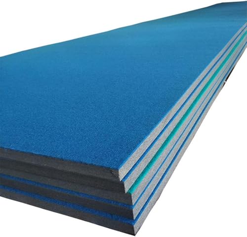 Indoor Gymnastics Track Mat with Grippy Carpet Top for Fitness and MMA T741941