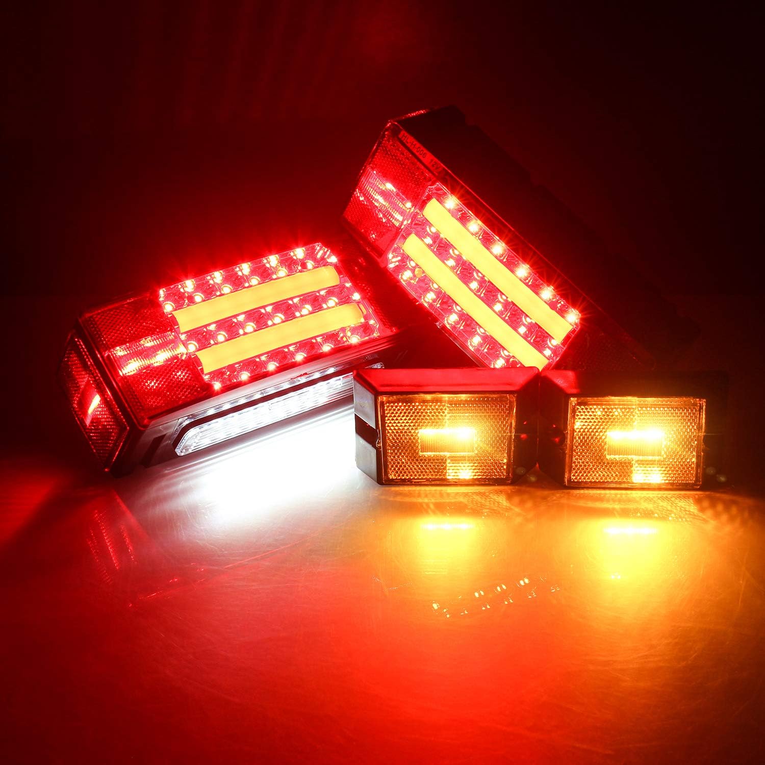 Submersible LED Trailer Light Kit for Truck RV Boat O644