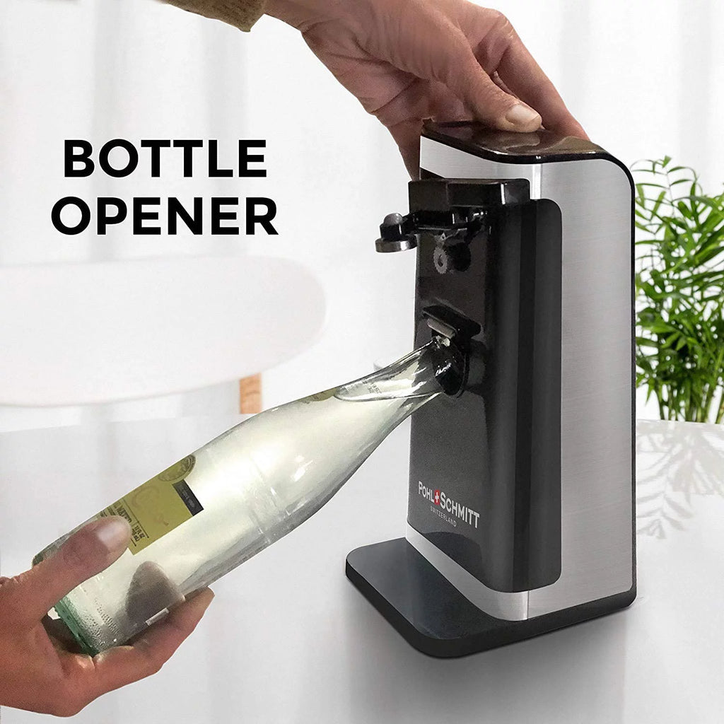 Electric Can Opener with Knife Sharpener and Bottle Opener C261325