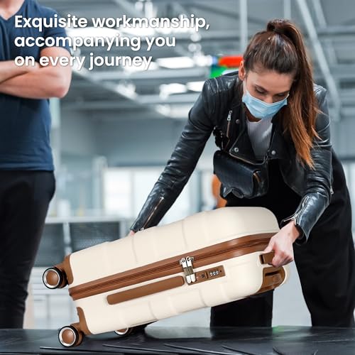 Hardside Carry-On Luggage 22x14x9 with Spinner Wheels G556