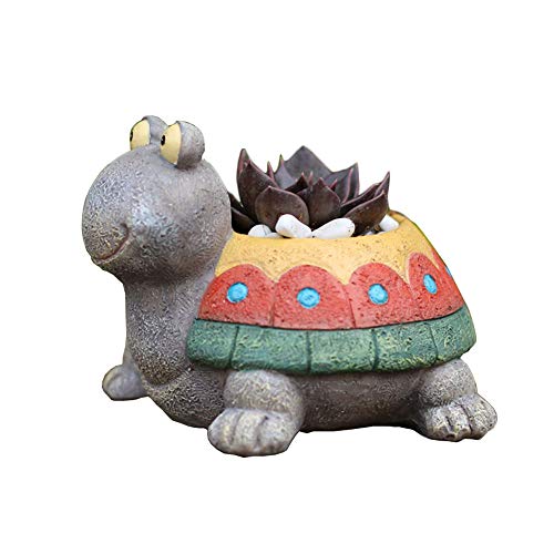 Turtle Shape Resin Succulent Plant Pot H6144