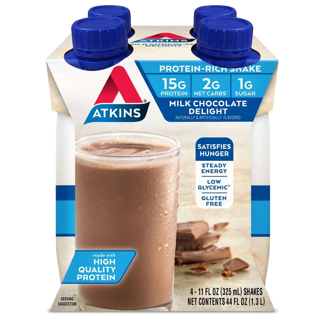 Gluten Free Protein-Rich Shake, Milk Chocolate, Keto Friendly, 3/4ct Packs L37176