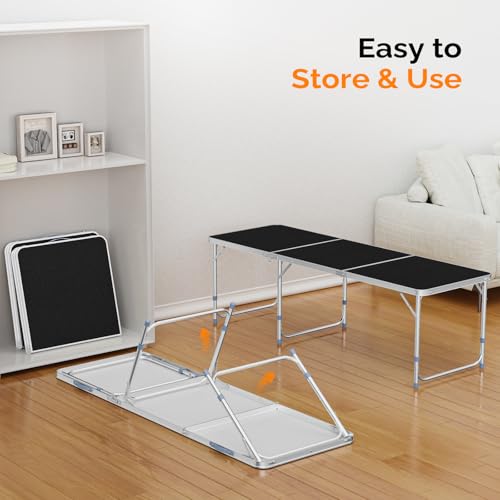 3ft Aluminum Folding Camping Table with Carrying Handle O3096