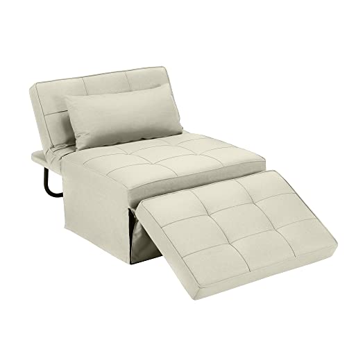 Folding Sofa Bed with Adjustable Backrest, Dark Grey Q8430