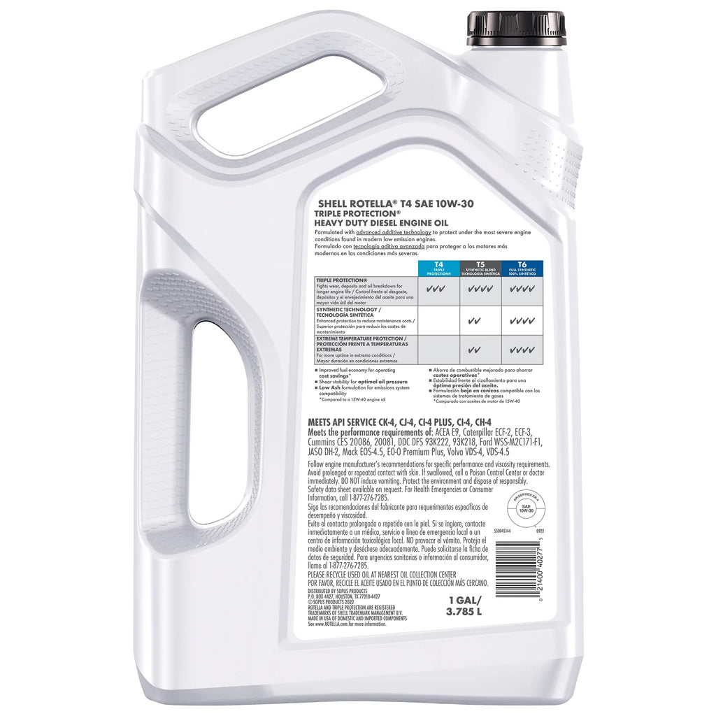 Diesel Motor Oil 10W-30, 1 Gallon, 3-Pack X96379