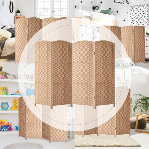 3 Panel Folding Room Divider, Dark Mocha Privacy Screen K453