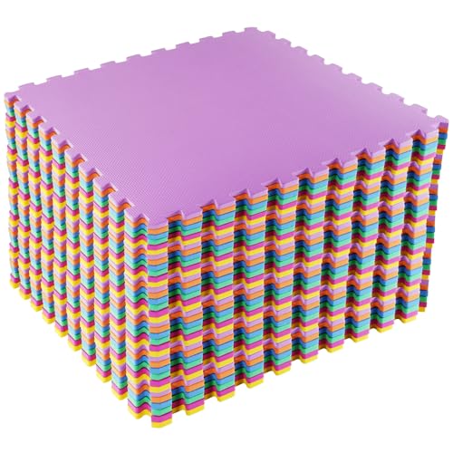 Puzzle Exercise Mat with EVA Foam Interlocking Tiles for MMA, Gymnastics and Home Gym H787
