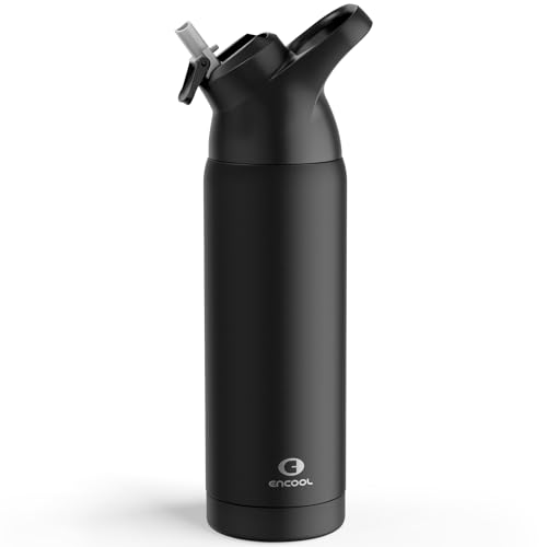 Insulated Water Bottle with Straw, 24 oz, Leakproof, BPA-Free B201134