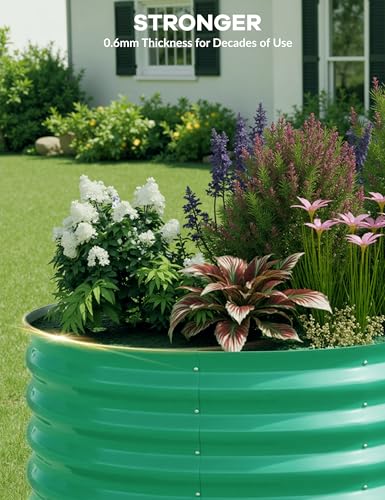 Galvanized Raised Garden Bed for Vegetables, Fruits and Flowers V33720