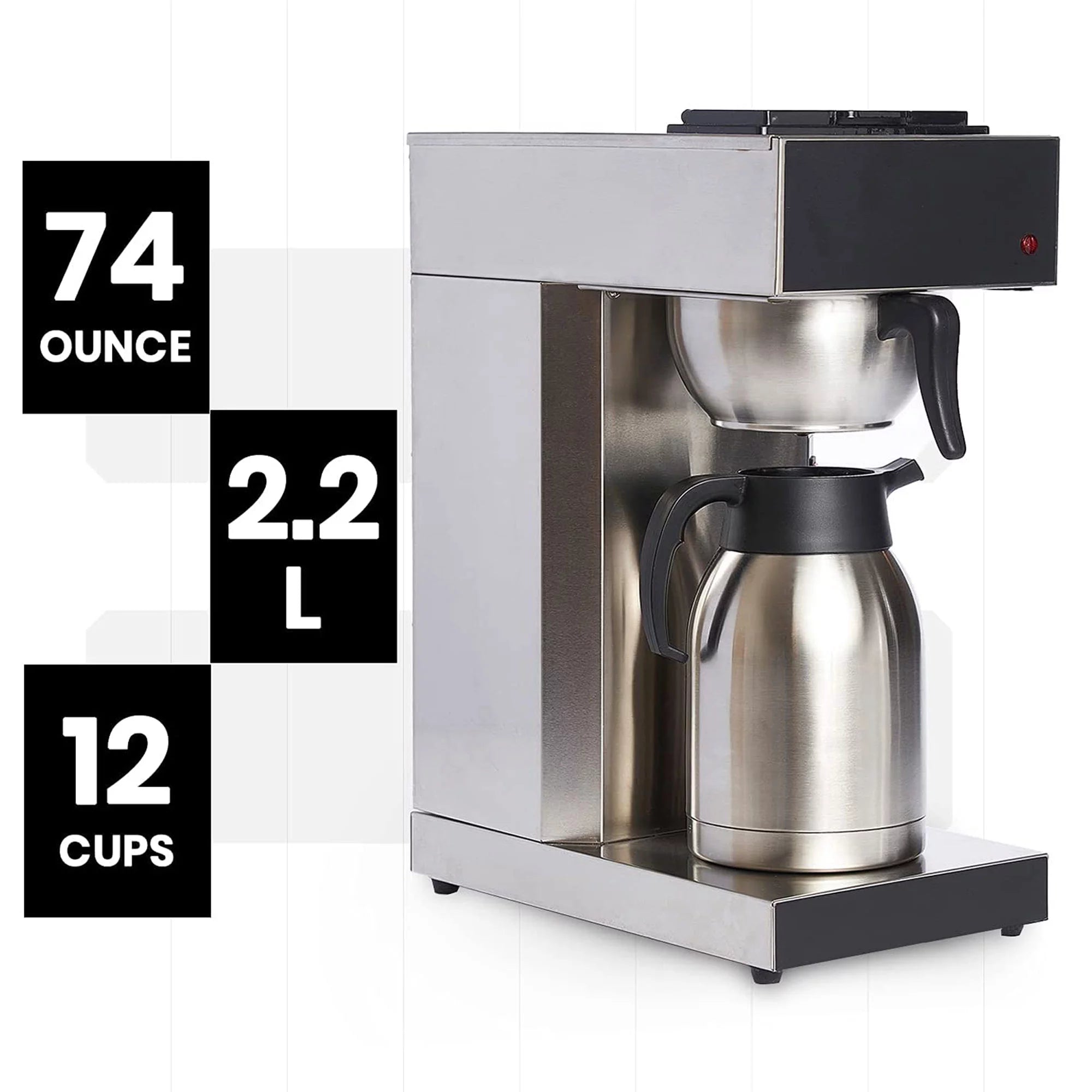 Stainless Steel Pour Over Coffee Maker with Airpot W239