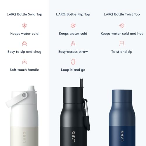 Insulated Stainless Steel Water Bottle with Silicone Handle, 34oz Z278258