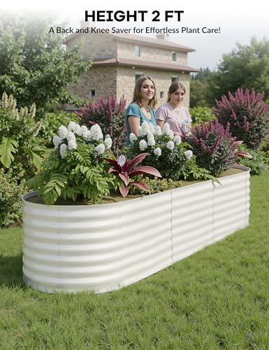 Galvanized Raised Garden Bed for Vegetables, Fruits and Flowers V33720